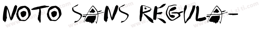 Noto Sans Regula字体转换